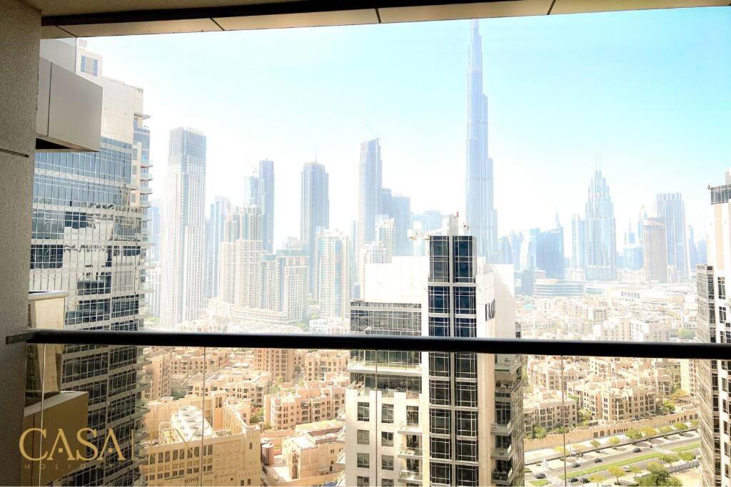 Lovely Big Studio W/ Burj Khalifa View In Downtown Dubai Luaran gambar